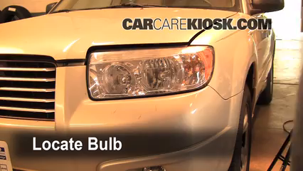 2006 Subaru Forester X 2.5L 4 Cyl. Lights Highbeam (replace bulb)
